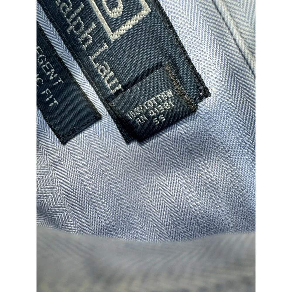 Polo Ralph Lauren Regent Classic Fit Men's 16.5 32/33 Light Blue‎ Long Sleeve